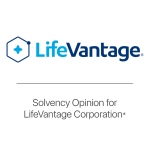 220524 LifeVantage Corporation (solvency opinion)